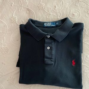 Men’s navy Ralph Lauren polo short sleeve shirt